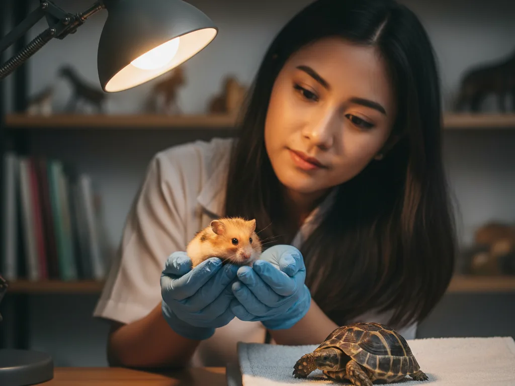 Hamster Ada Benjolan Tumor atau Kura-kura Pilek? Dokter Hewan Eksotik Siap ke Rumah