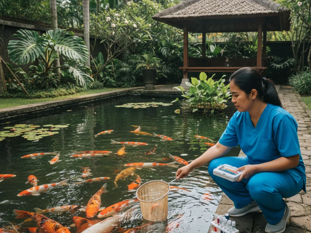 Dokter Hewan Ikan Koi & Mas Koki Jakarta: Penyakit & Air