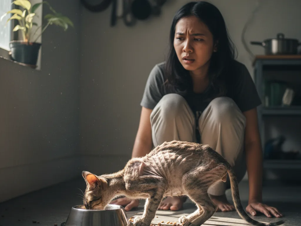 Kucing Kurus Padahal Makan Banyak: 7 Penyebab & Kapan Harus ke Dokter