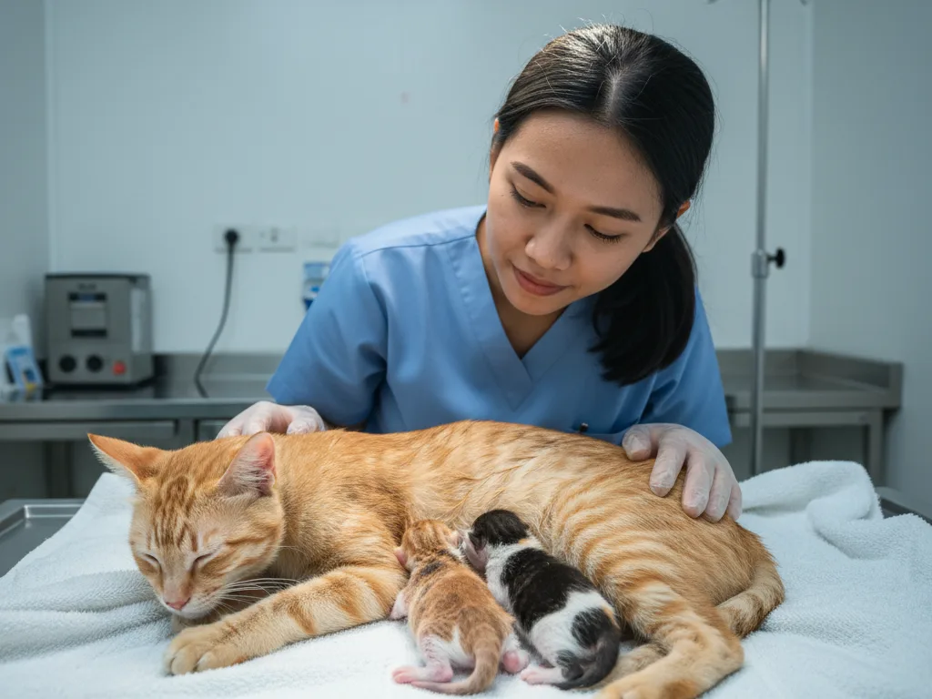 Operasi Caesar Kucing & Anjing: Penyelamat Nyawa Induk & Bayi di Jakarta Selatan