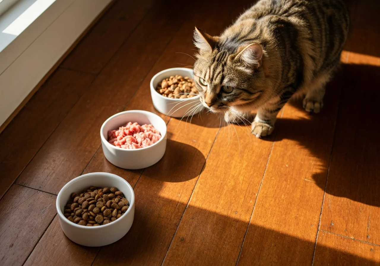 Rekomendasi Makanan Kucing Terbaik 2026: Dry Food vs Wet Food vs Raw Food (Kupas Tuntas Nutrisi)